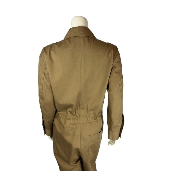 MM Lafleur Carr Utility Jumpsuit Size M Eco Chino Cargo Pockets Button Medium - Picture 7 of 8